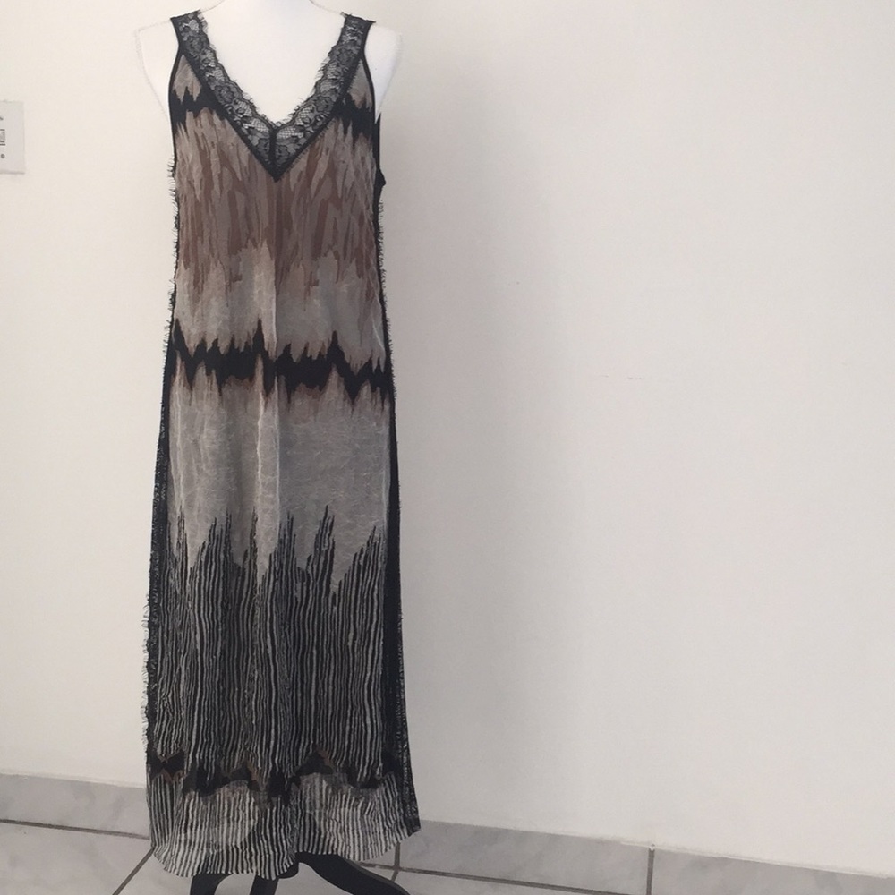 Zara lace tie dye tank dress small - Picture 2 of 6